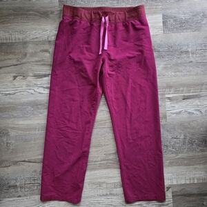 Figs Women's Deep Magenta Joggers Technical Collection Size M/P